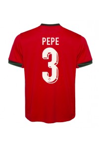 Portugal Pepe #3 Voetbaltruitje Thuis tenue EK 2024 Korte Mouw